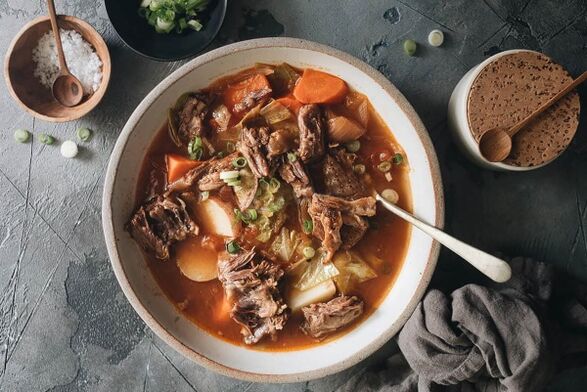Menu soupe à base de viande maigre pour pancréatite du pancréas