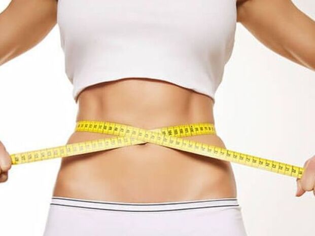 Taille de taille avec un ruban centimètre