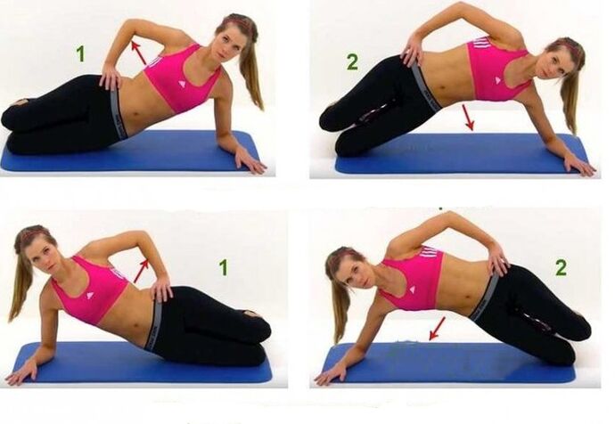 exercices de planches latérales